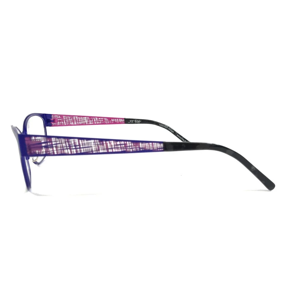 J.F. Rey Eyeglasses Frames JF2588 2280 Blue Purple Pink Woven Webbed 54-16-140
